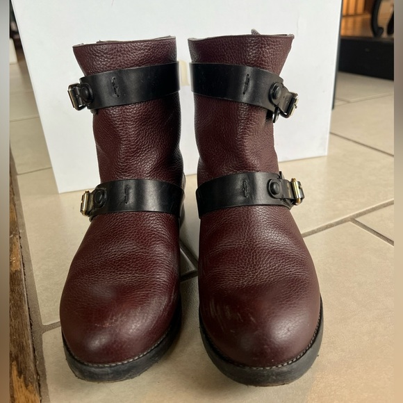 CHLOE Leather Moto Boot - Sz 7.5 - Picture 3 of 7